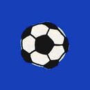 HannaJams™ Pajama Set in Goal on Blue - swatch