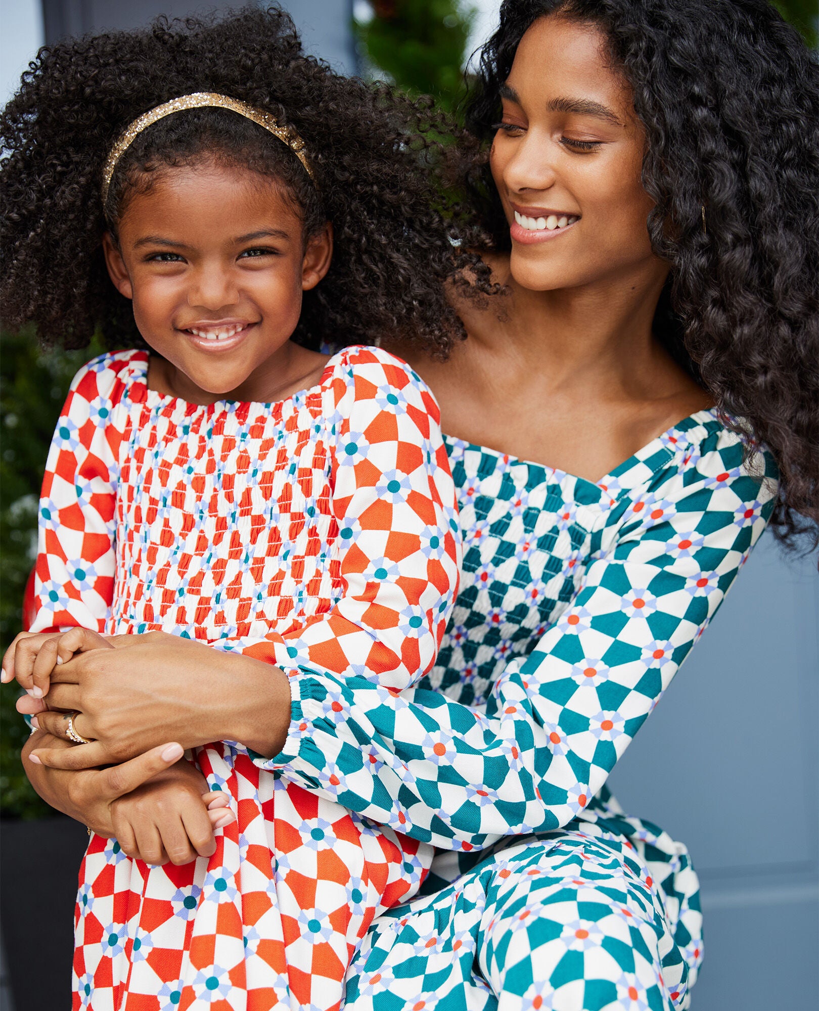 Mommy and store me red dresses