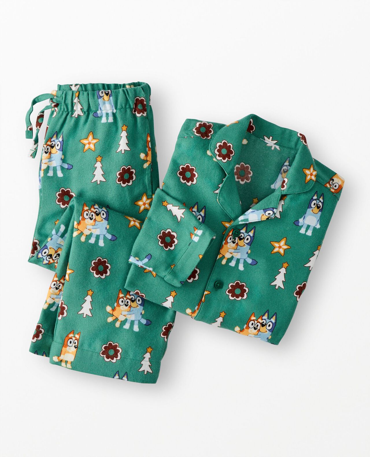Bluey Holiday Flannel Pajama Set Hanna Andersson