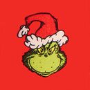 Dr. Seuss Grinch Flannel Nightgown in Merry Grinchmas on Red - swatch
