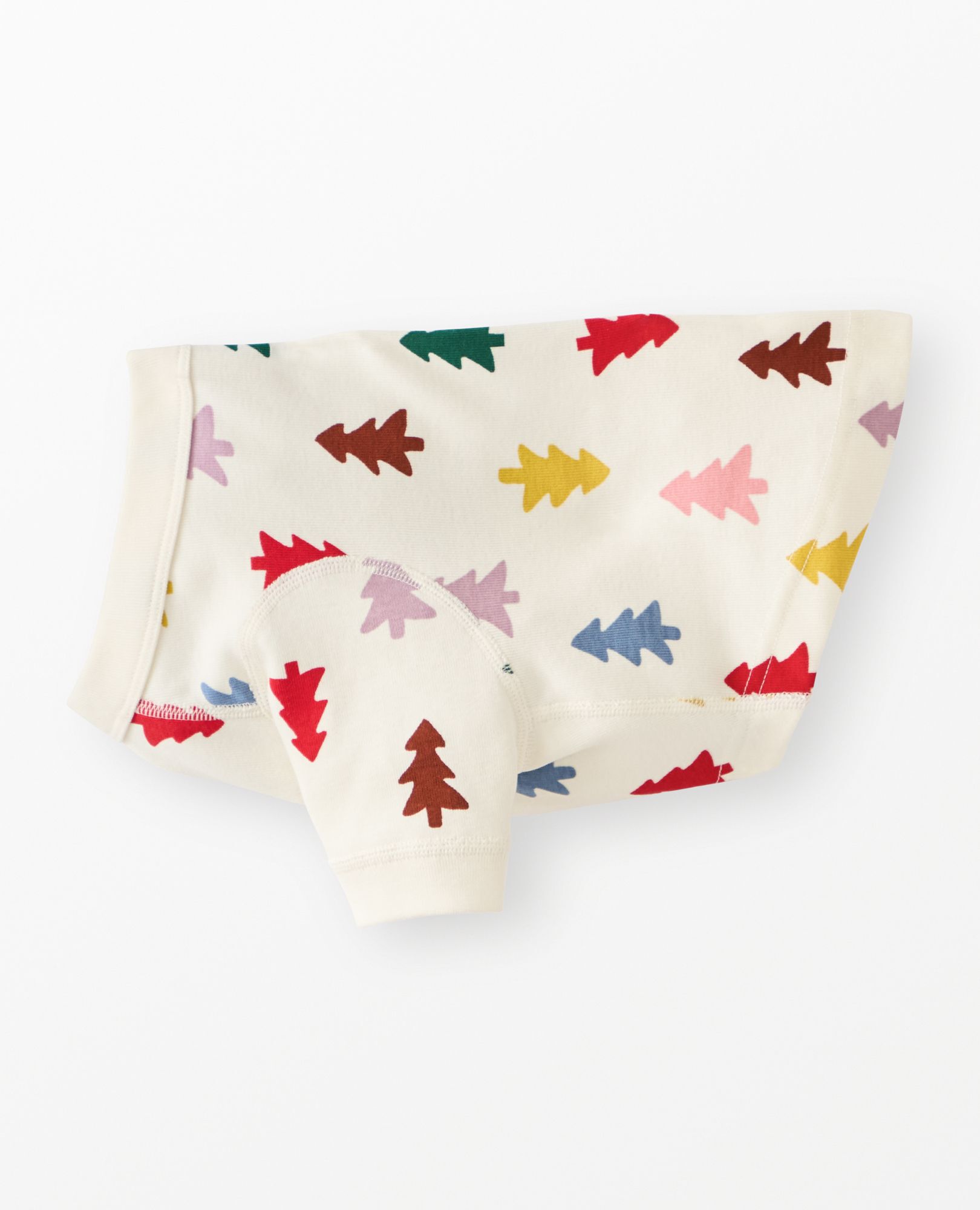 Holiday Dog Pajamas in Festive Forest on Ecru - main