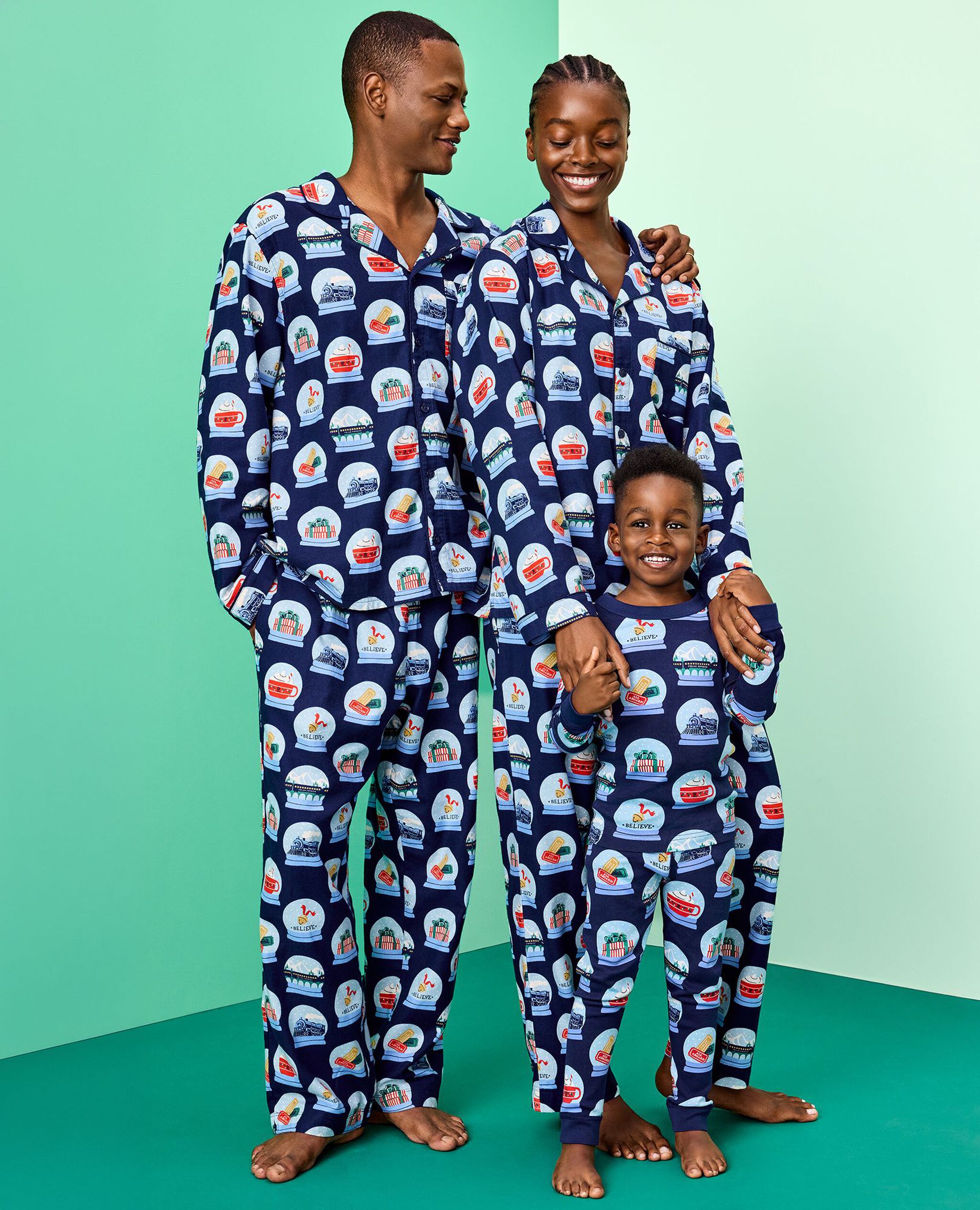 The Polar Express HannaJams™ Pajama Set in Polar Express Snowglobes - main