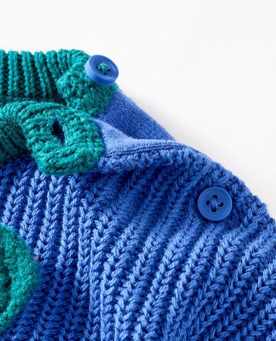 Baby Graphic Sweater & Leggings Set in Froggy on Bakery Blue - main