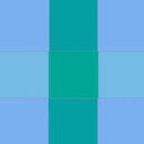 Poplin Parachute Pants in Blue/Green Plaid - swatch