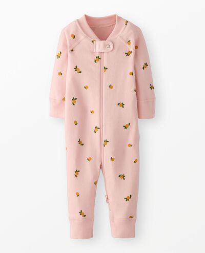 HannaJams™ Sleeper in Clementine on Pink Cream - main