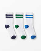 Bright Basics Socks 3-Pack in Navy Blue Multi - main