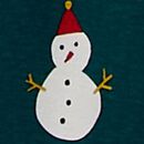 Women's Holiday Wide Leg Pajama Set in Frosty Friends - swatch