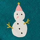 Long Sleeve Everywhere Dress with Pockets in Frosty Friends - swatch
