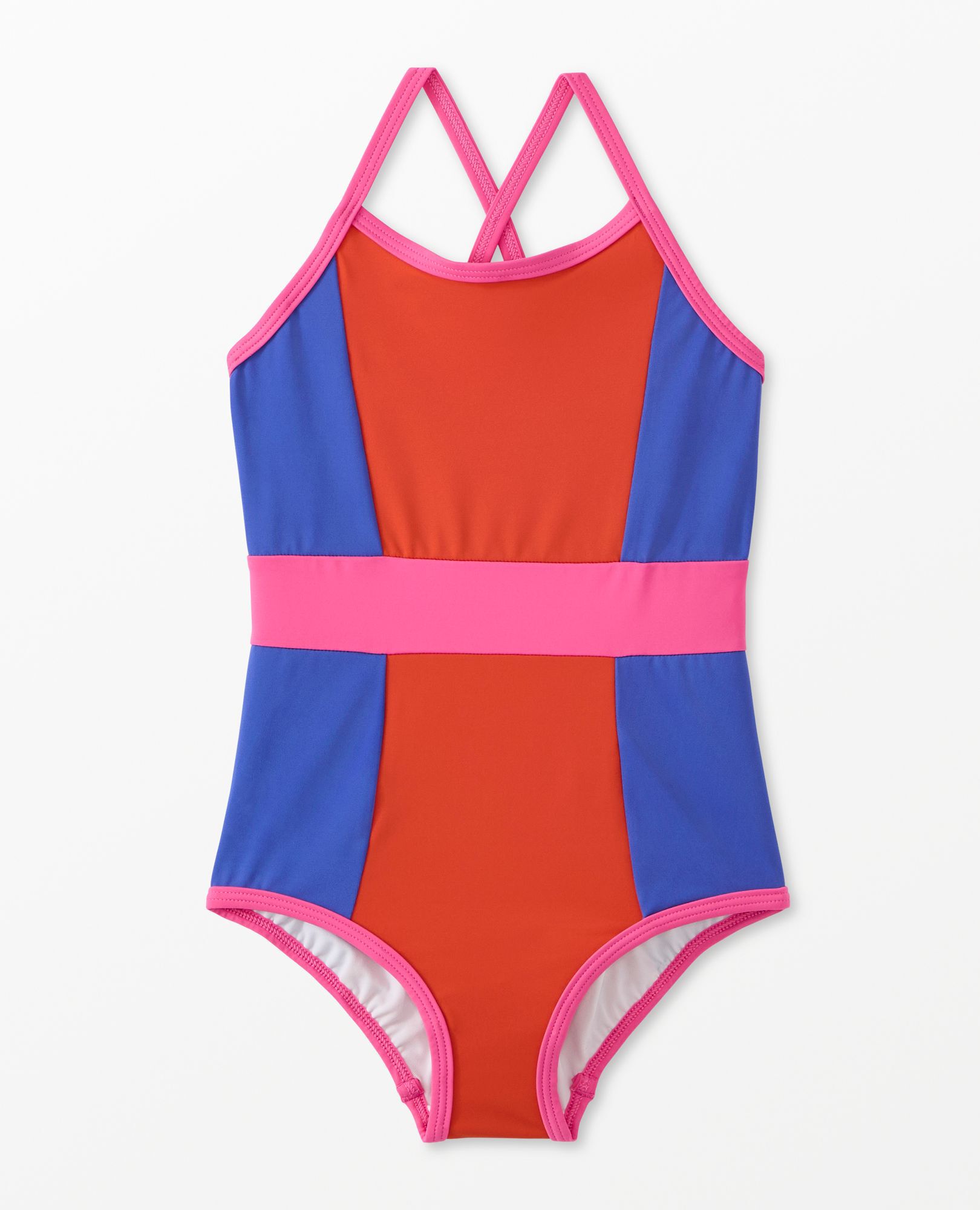 Colorblock One Piece Swimsuit Hanna Andersson