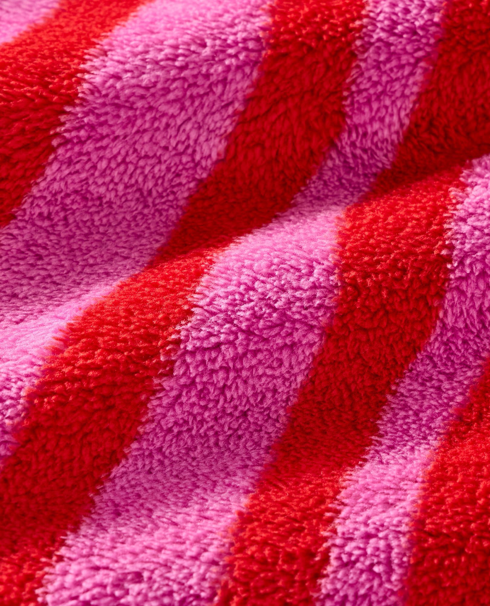 Marshmallow Fleece Jacket in Rich Red/Purple Orchid - main