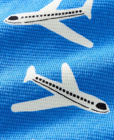 Waffle Crewneck in Take Flight on Bluest Sky - main