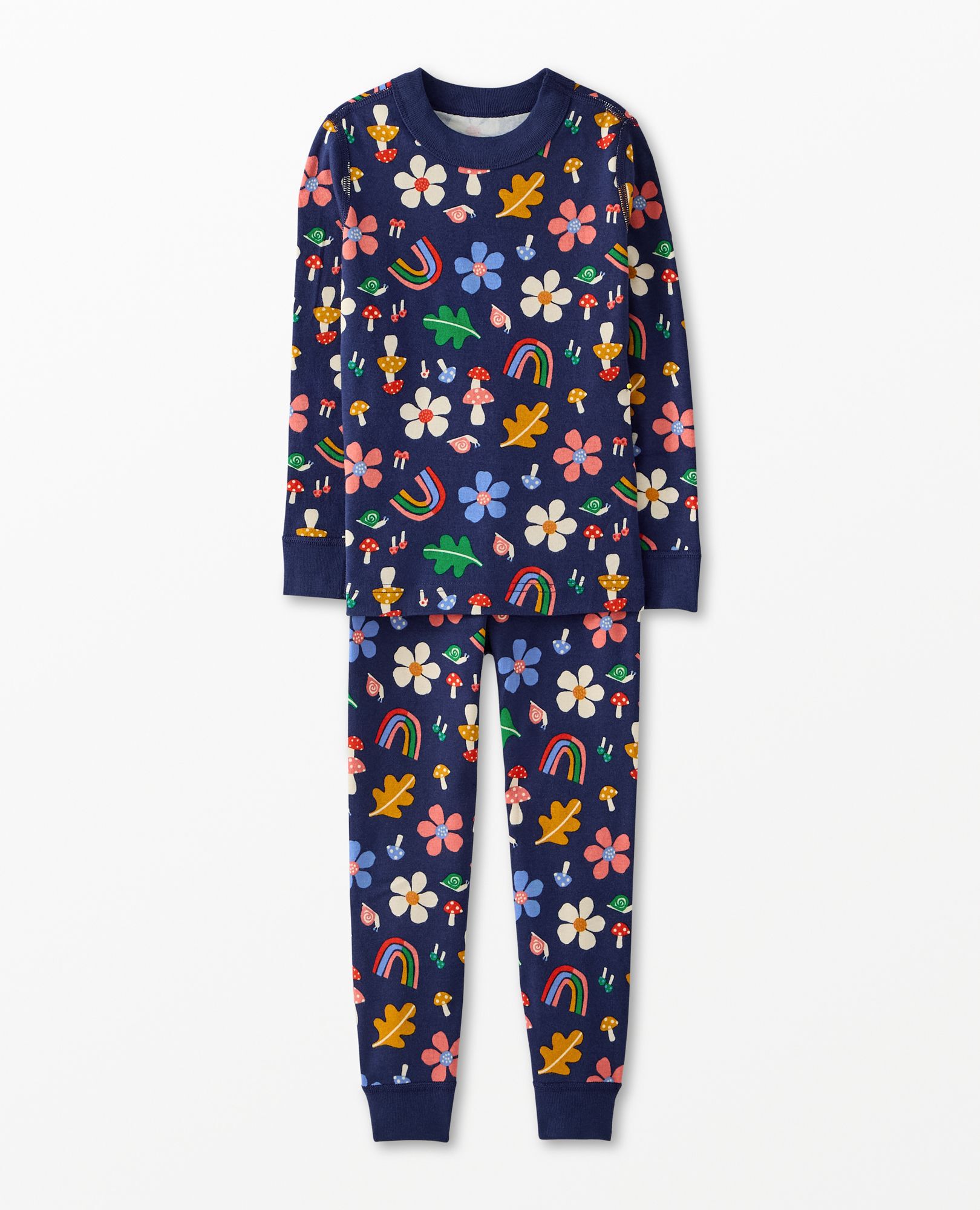 Kids Long John Pajama Set