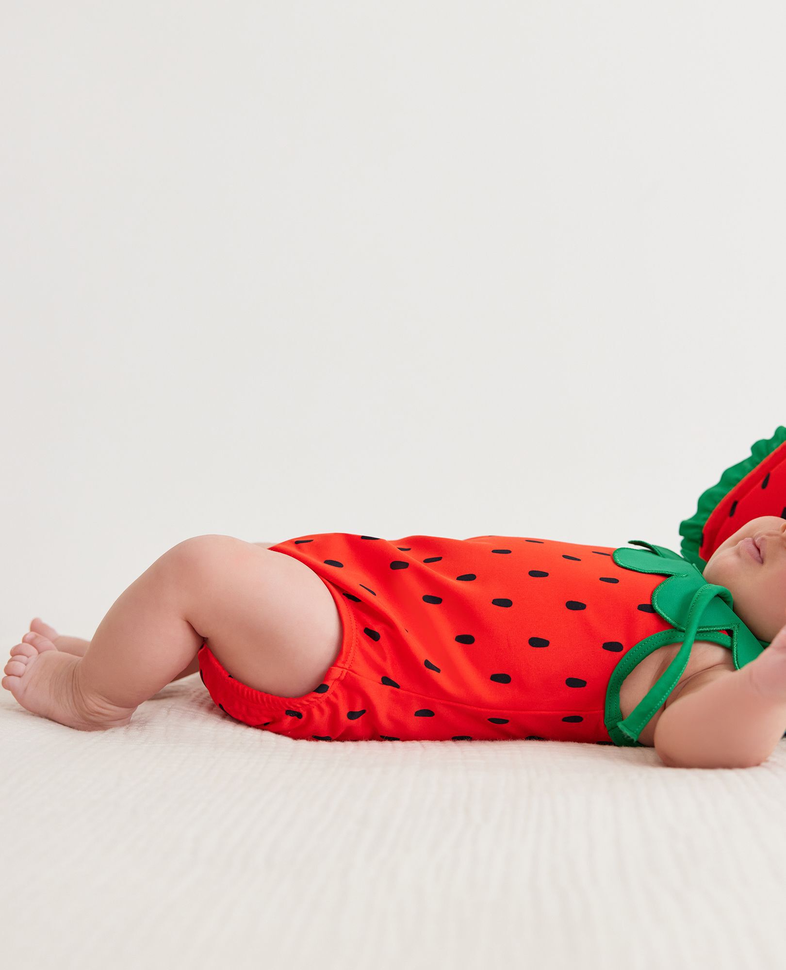 Baby strawberry swimsuit sales