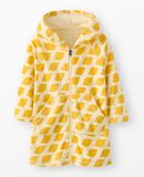 Long Sleeve Loop Terry Hoodie Cover Up in Summer Lemons - main