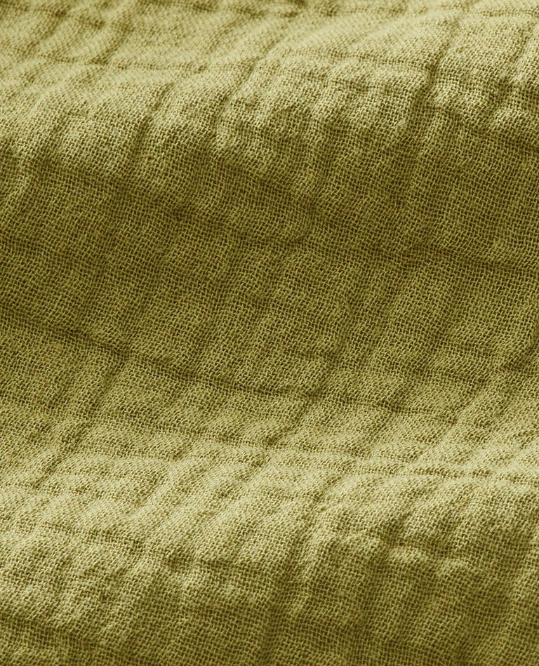 Women's Muslin Pajama Top in Moss Green - main