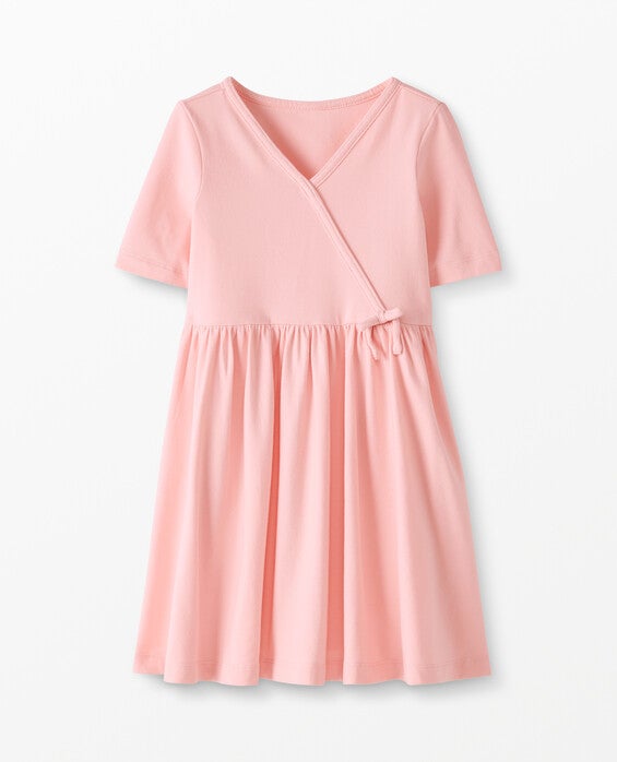 Hanna Andersson | Wrap Dress In Stretch Jersey
