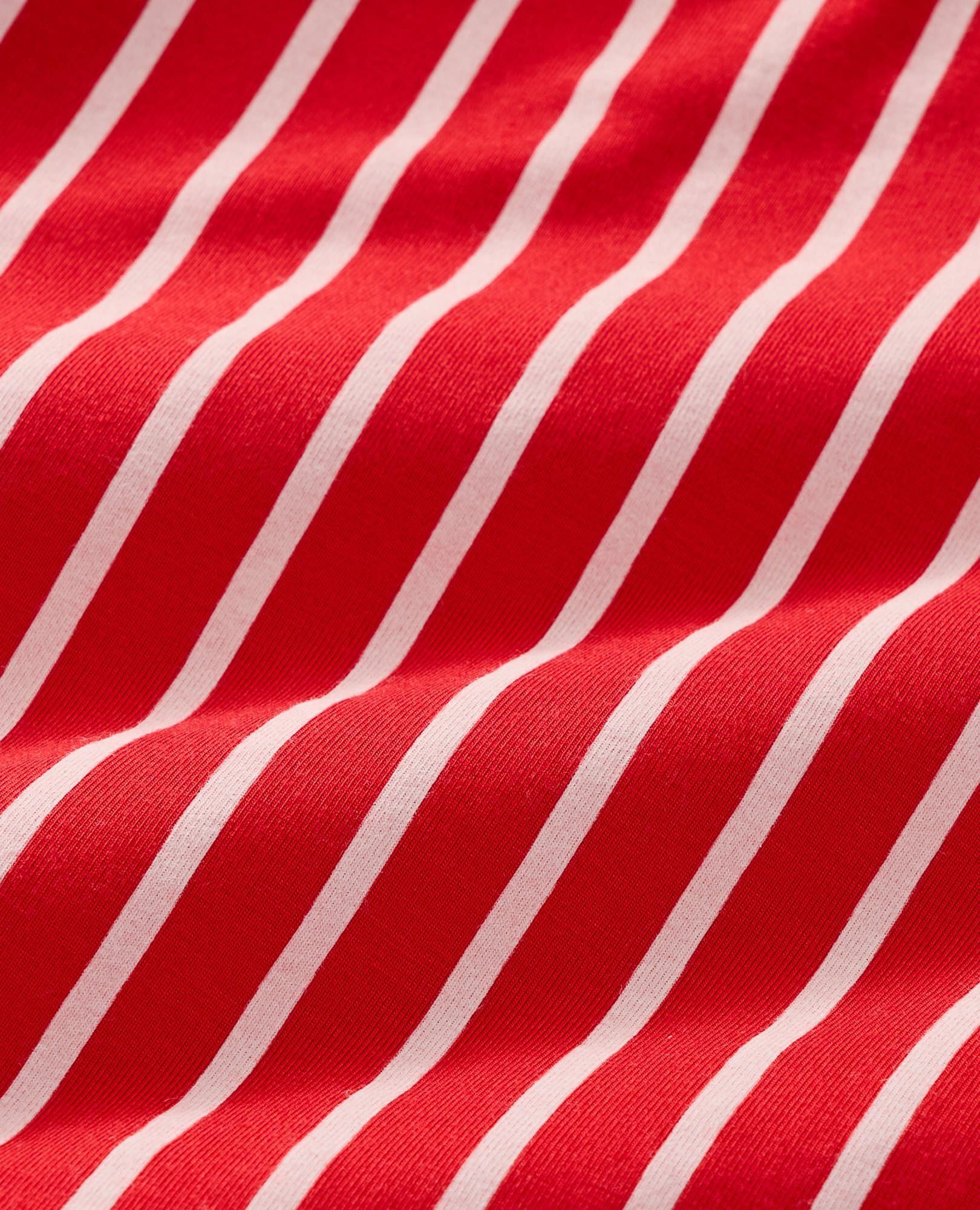 Adult Long Sleeve HannaSoft™ Pajama Set in Ribbon Red/Ecru - main