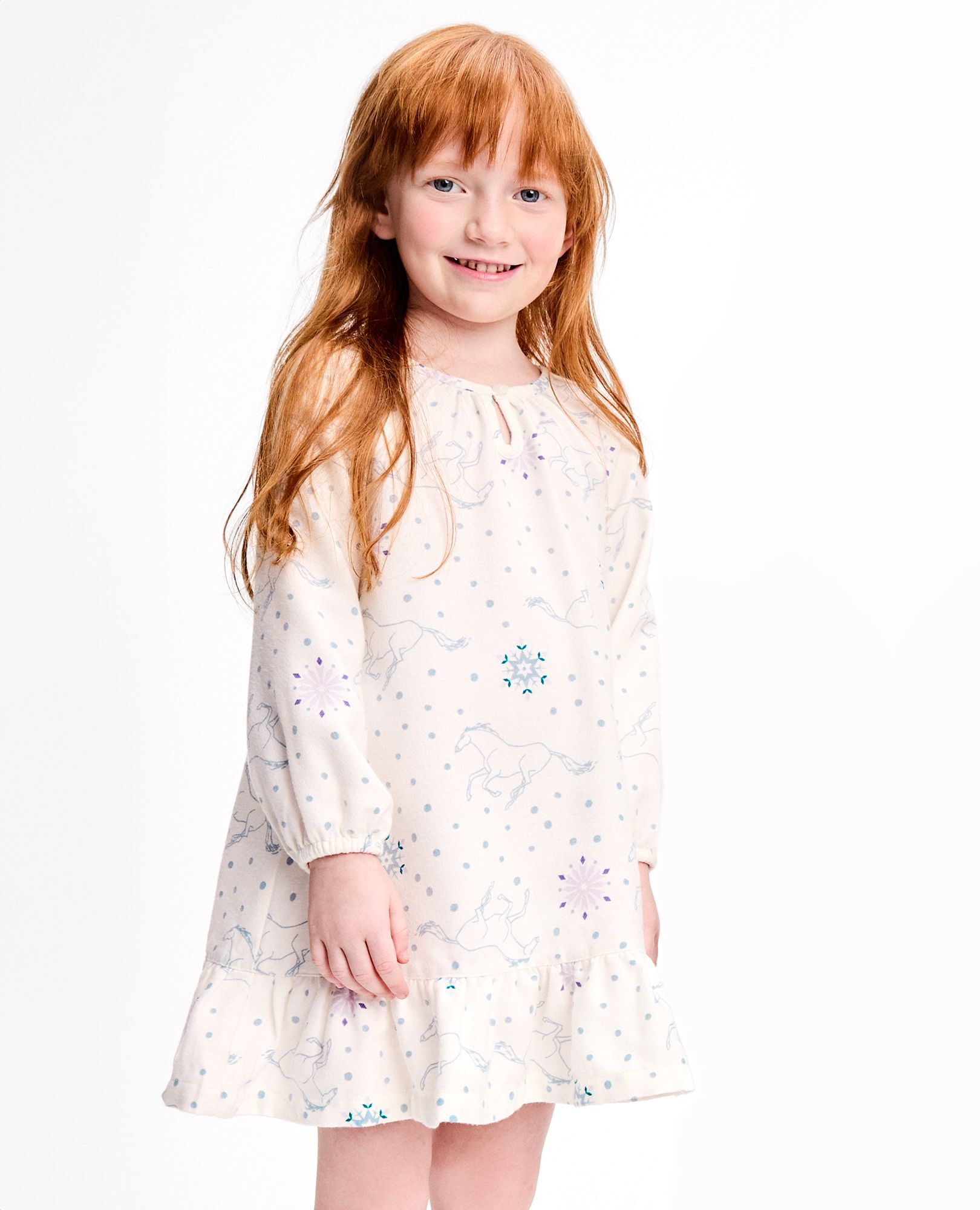 Kids Disney Frozen Flannel Nightgown Hanna Andersson