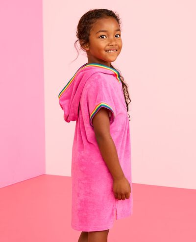 Loop Terry Hoodie Cover Up in Phlox Pink - main