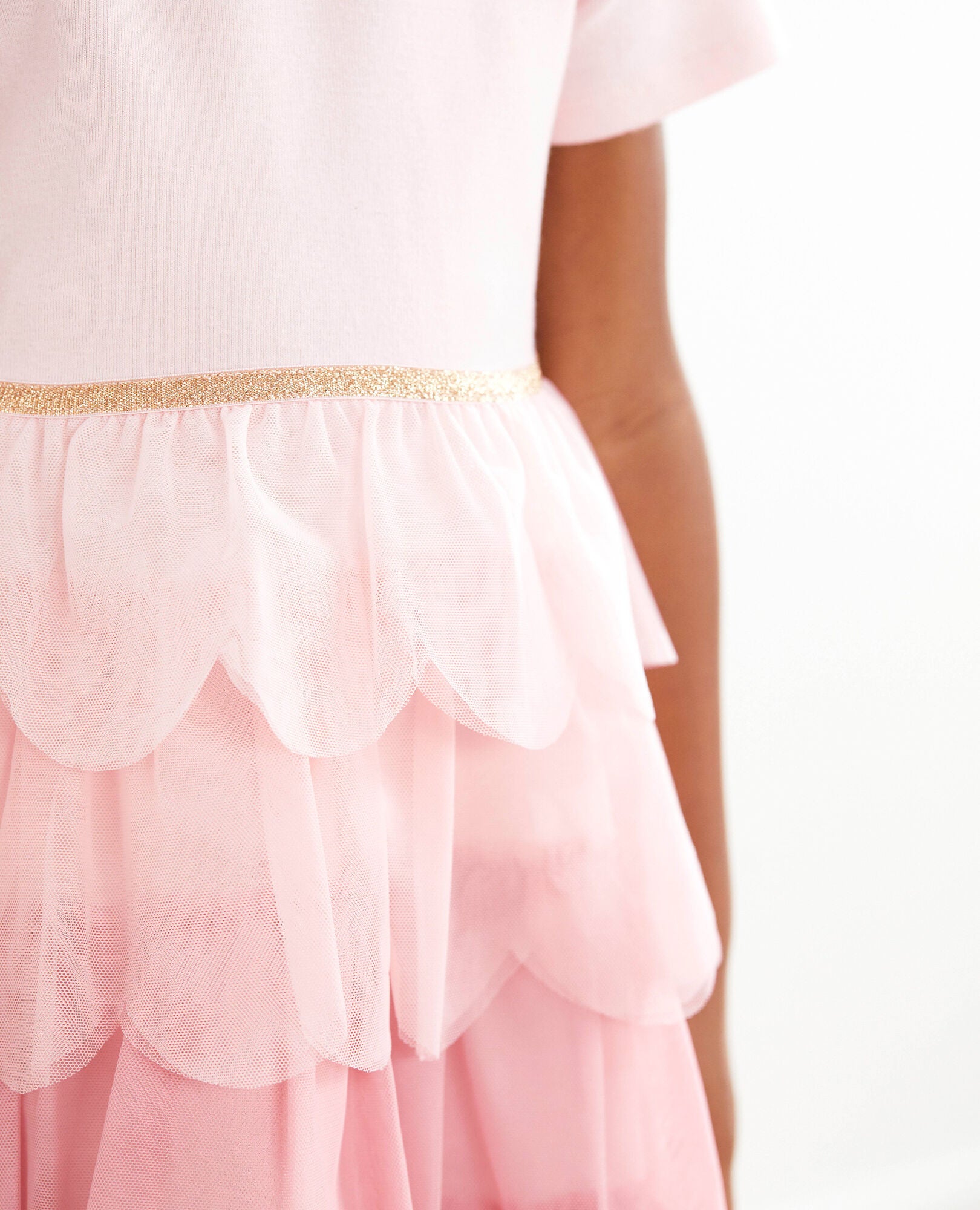 pink ombre tulle skirt