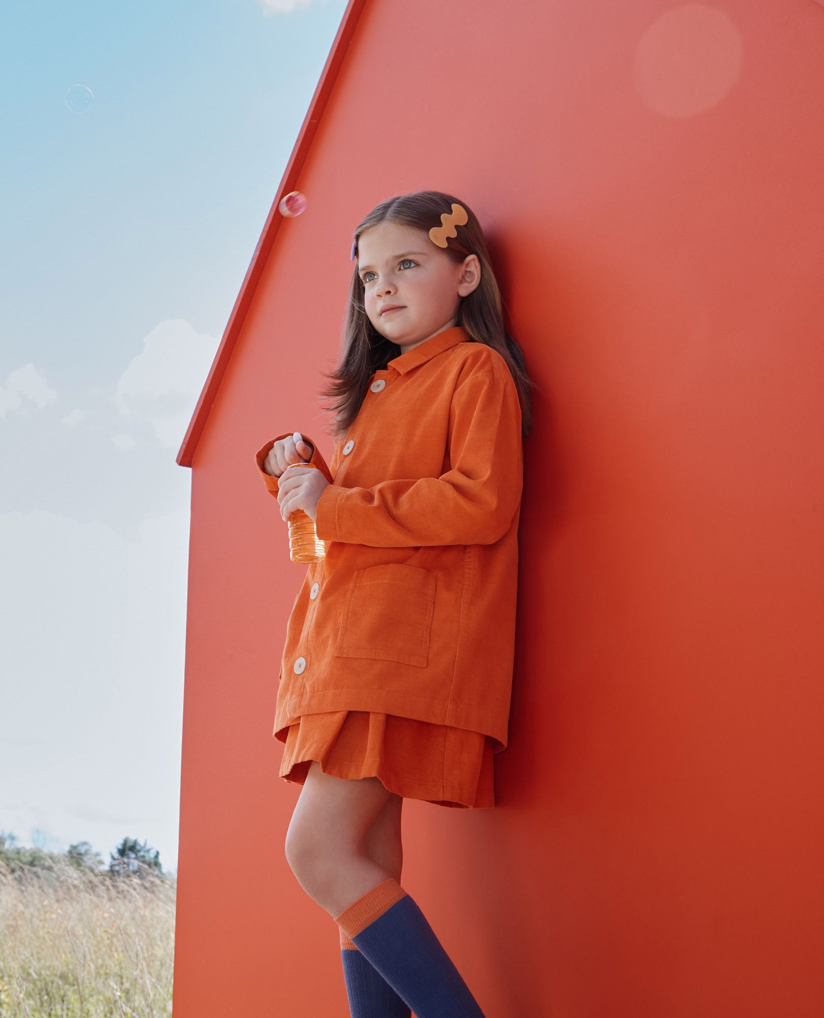 Corduroy Chore Shirt in Bisque - main