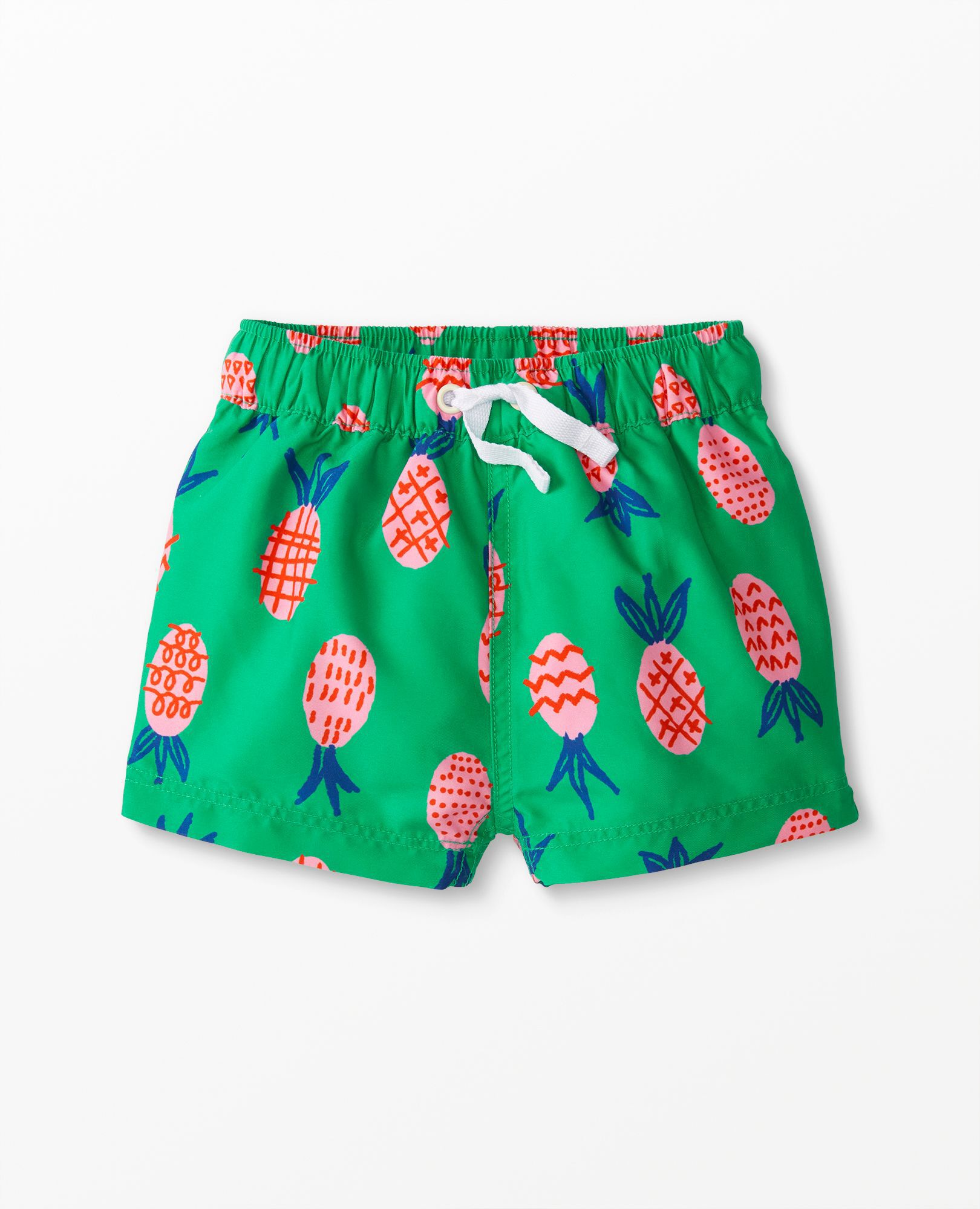 Boys pineapple swim trunks clearance