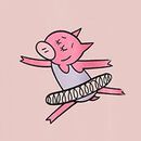 Elephant & Piggie HannaJams™ Pajama Set in Hidden Pigeon - Piggie Ballet - swatch