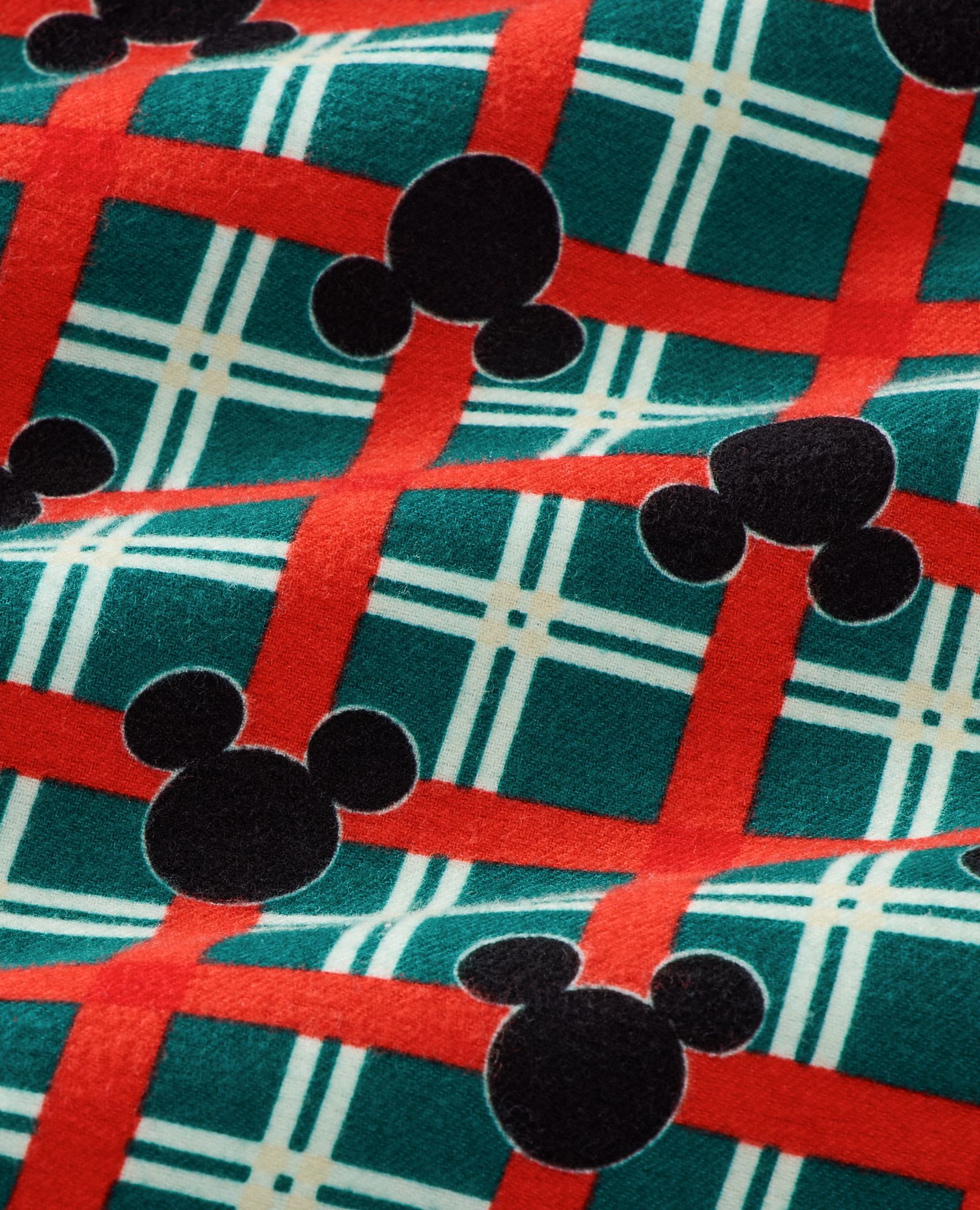 Adult Disney Mickey Mouse Holiday Flannel Pajama Top Hanna Andersson