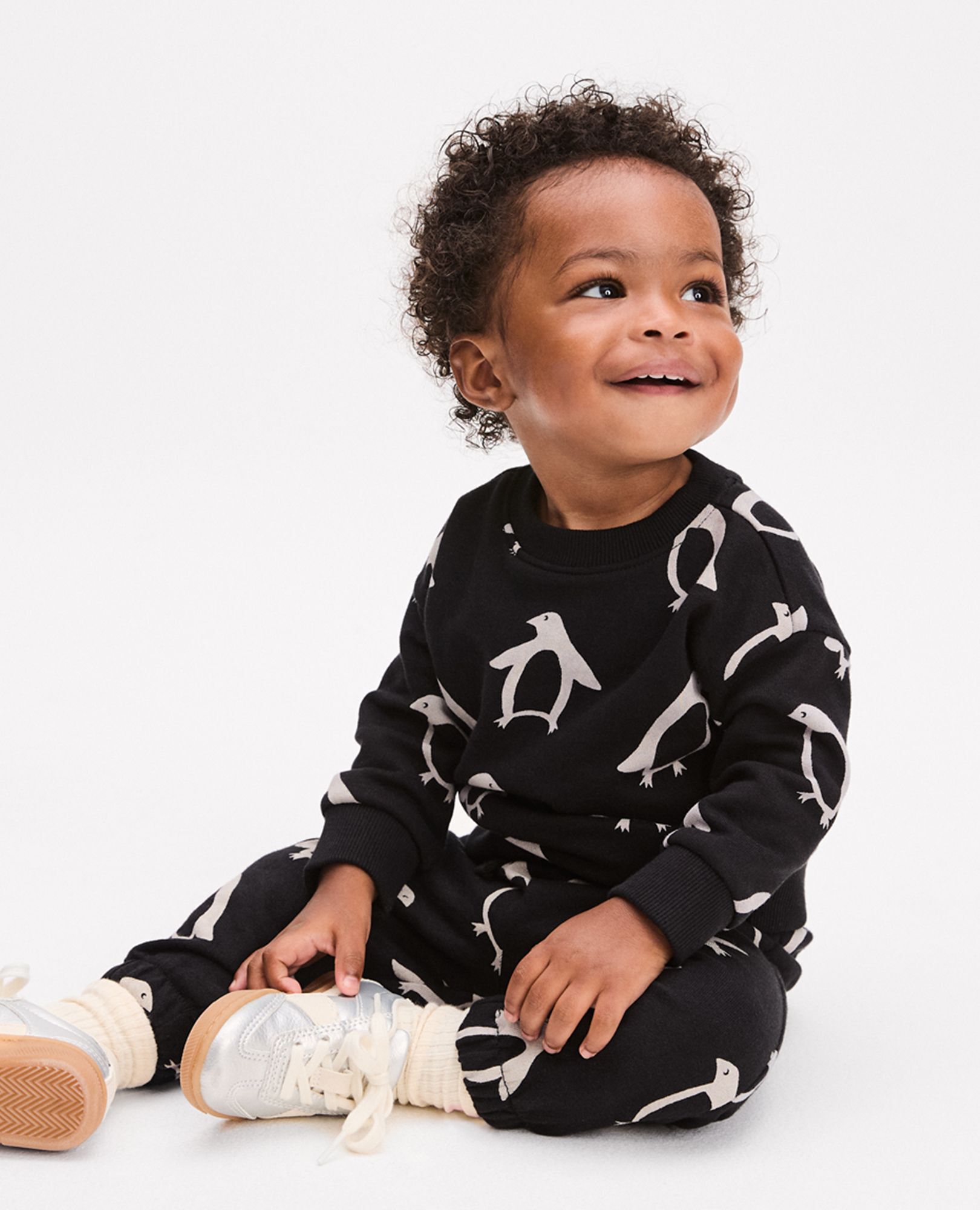 Baby Holiday French Terry Sweatshirt Sweatpants Set Hanna Andersson