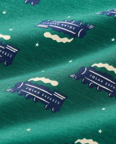 Warner Bros™ Discovery The Polar Express HannaSoft™ Stretch Pajama Set in Polar Express Train - main