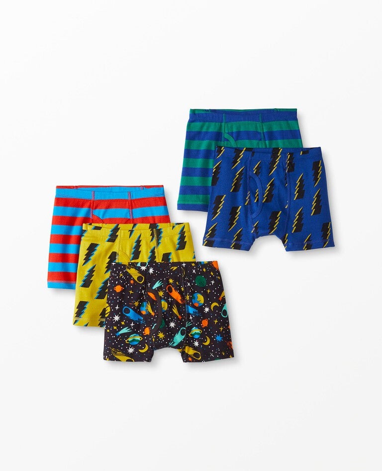 Boxer Briefs In Organic Cotton 5Pack Hanna Andersson