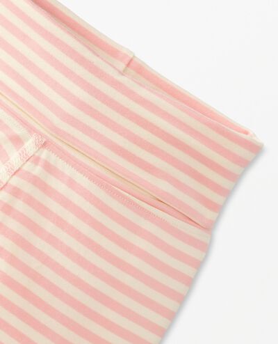 Baby Layette  Wrap Top & Wiggle Pants in HannaSoft™ in Blush Pink Rainbow - main