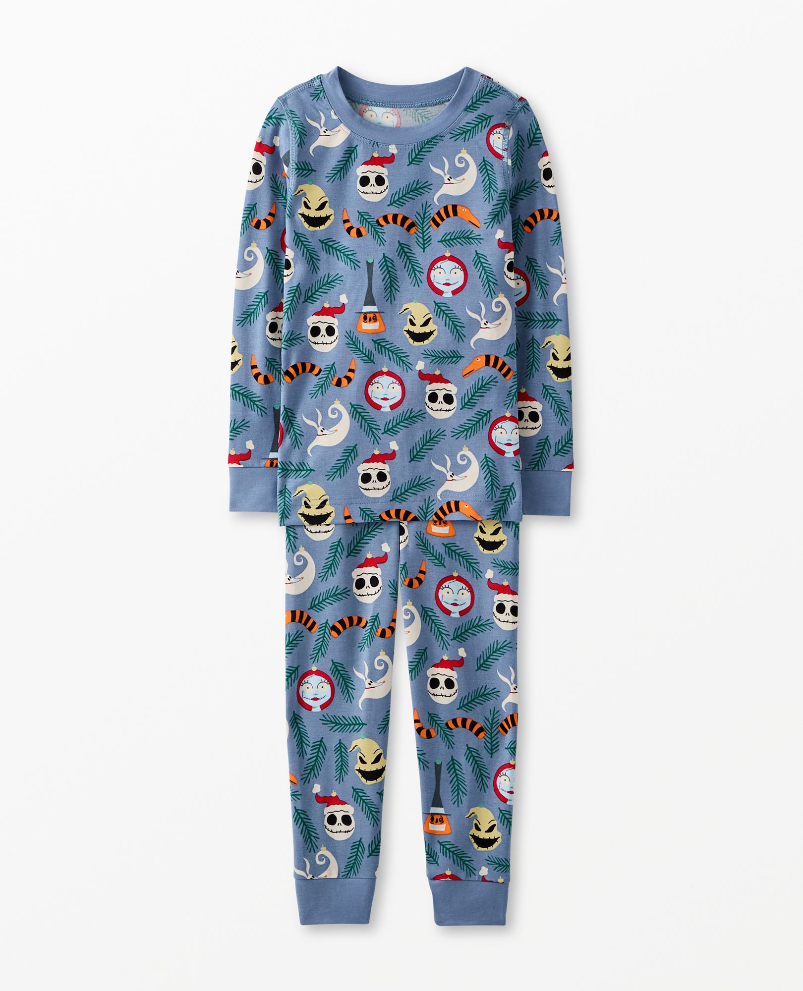 Kids Disney Tim Burton s The Nightmare Before Christmas Long John Pajama Set in HannaSoft
