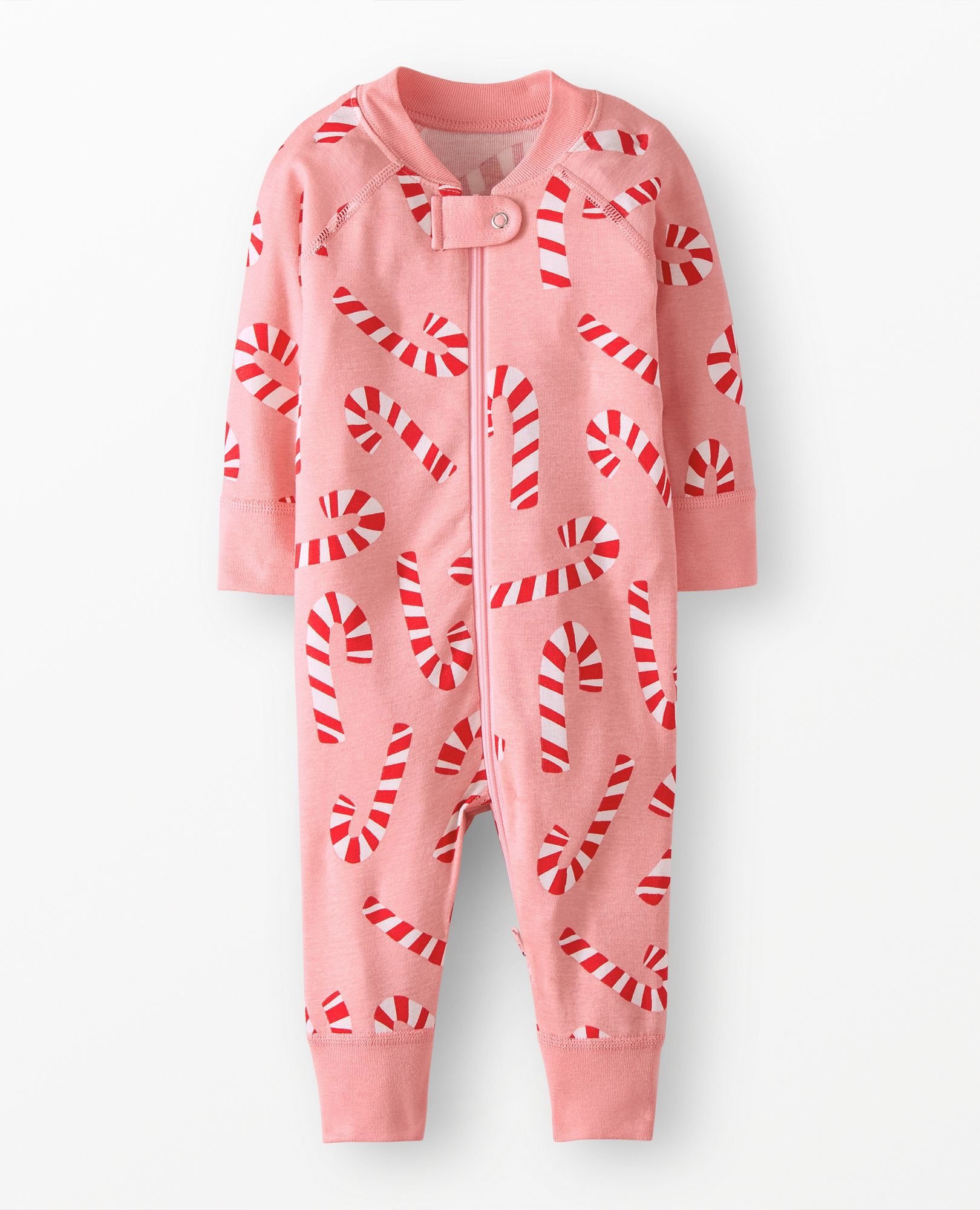 Holiday HannaJams™ Sleeper in Candy Canes - main