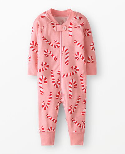 Holiday HannaJams™ Sleeper in Candy Canes - main
