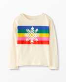 Holiday Graphic Tee In Cotton Jersey in Frozen Rainbow Tee - main