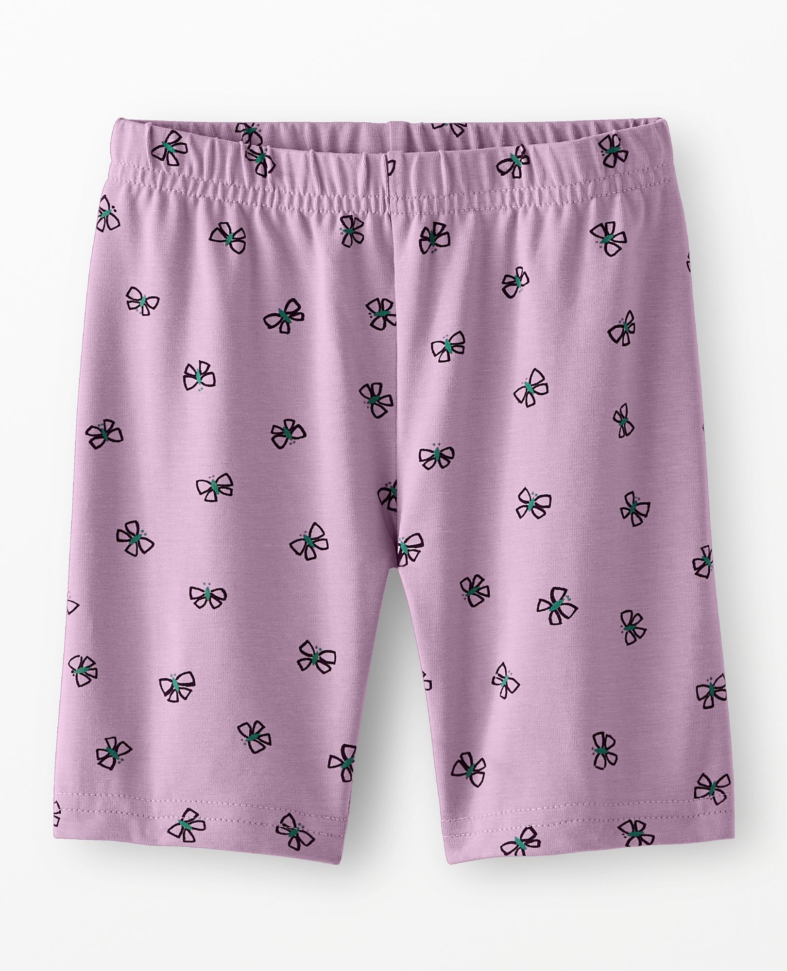 Biker Shorts in Springtime Butterfly - main