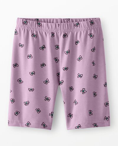 Biker Shorts in Springtime Butterfly - main