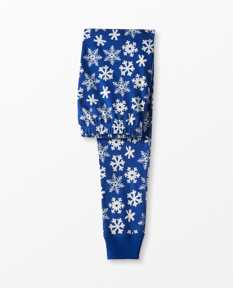 Adult Long John Pant In Organic Cotton in Let It Snow - main