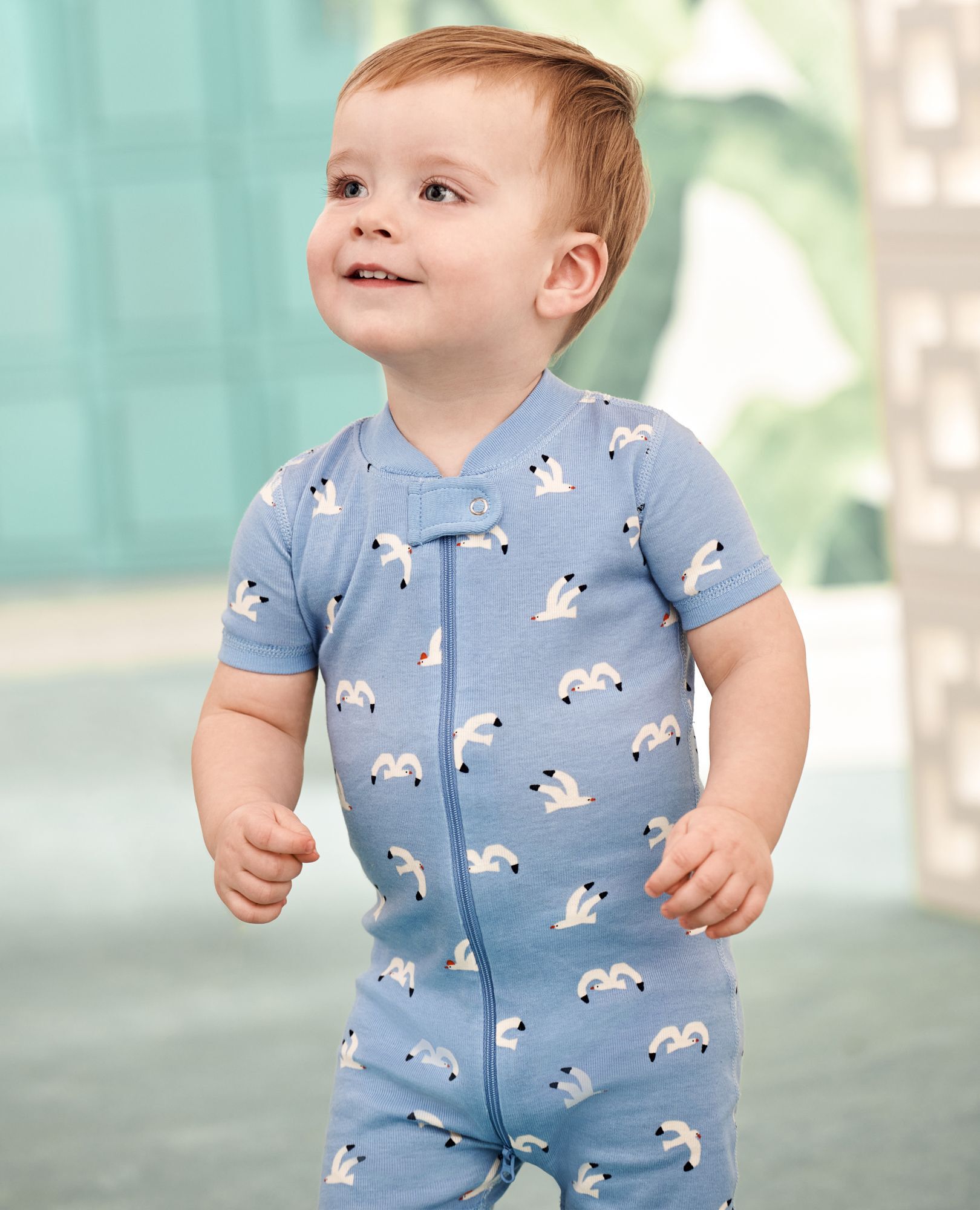 HannaJams™ Sleeper in Seaside Seagulls - main