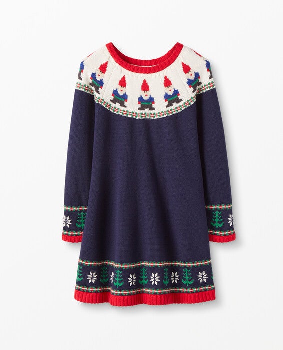 Gnome Sweet Gnome Sweater Dress | Hanna Andersson | Hanna-Me-Downs
