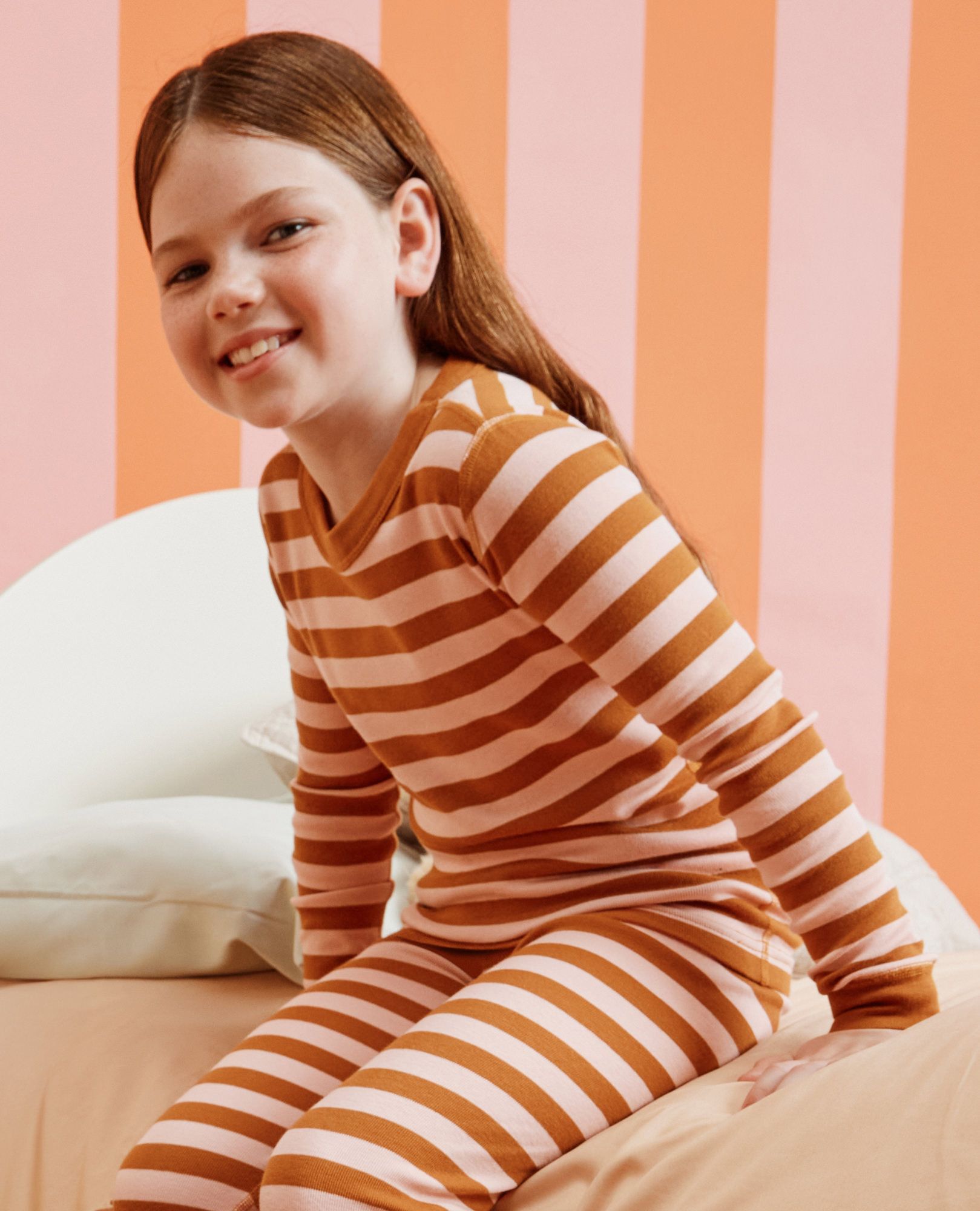 HannaJams™ Pajama Set in Frosting Pink/Dogwood - main