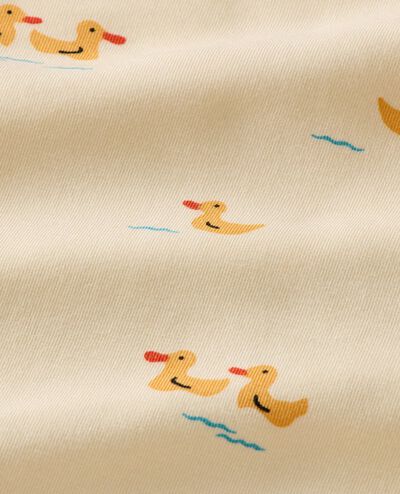 HannaSoft™ Stretch Sleeper in Ducks on Almond Oil - main