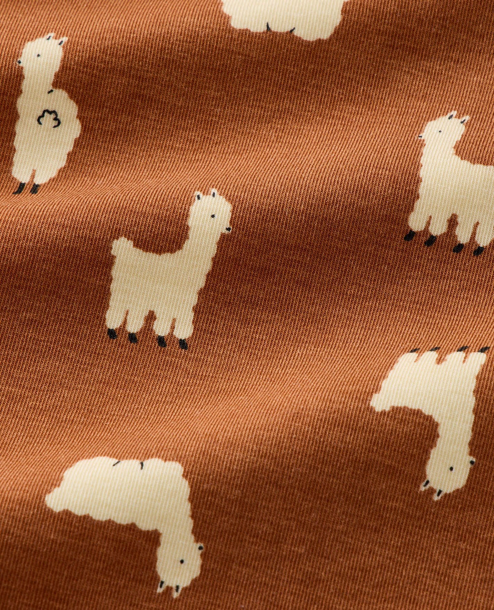 HannaSoft™ Stretch Sleeper in Donna the Llama on Dogwood - main