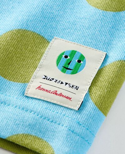 Dusen Dusen HannaJams™ Pajama Set in Alaskan Blue/Golden Cypress Dots - main
