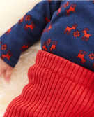Baby Sweaterknit Leggings in Hanna Red - main
