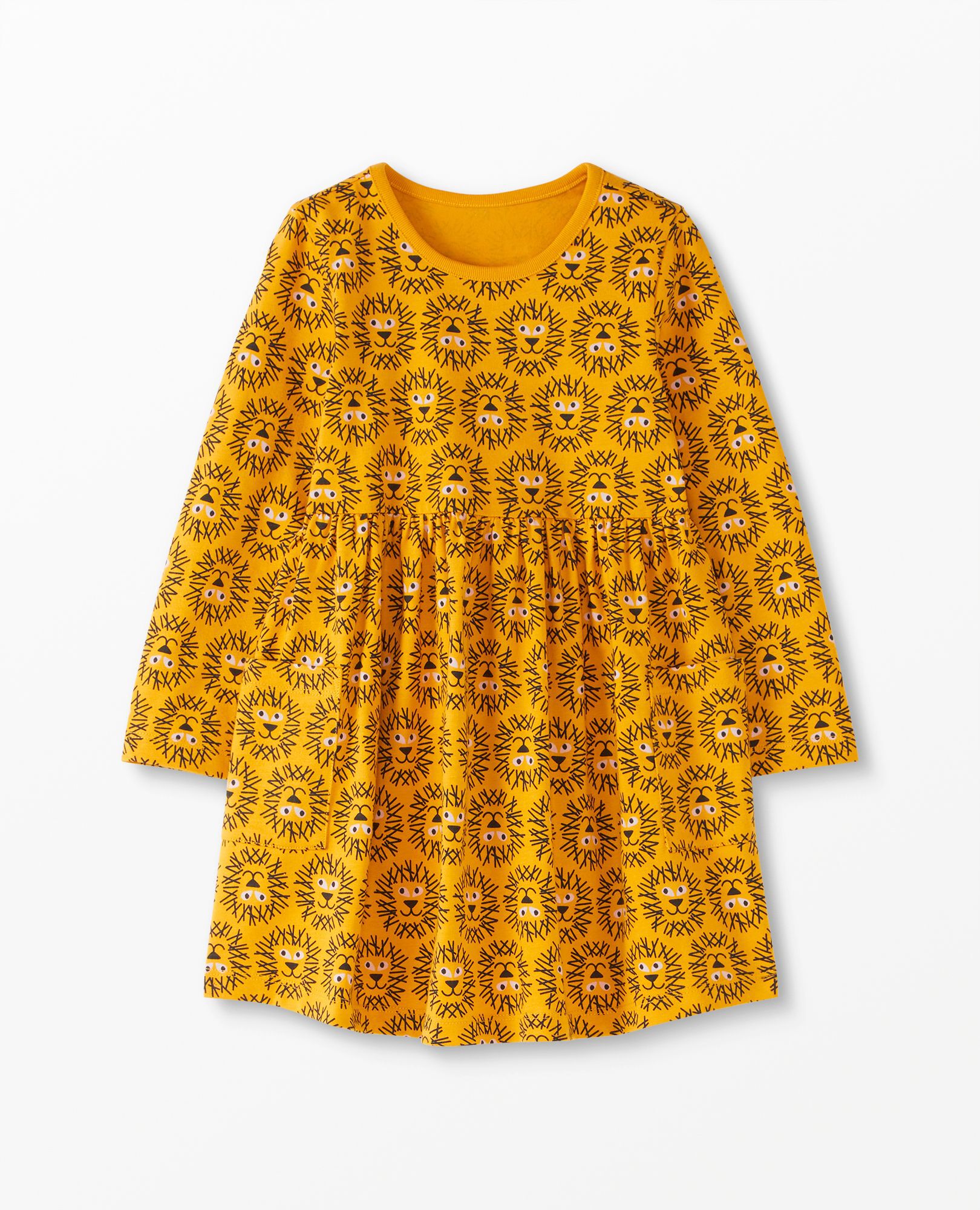 Long Sleeve Print Pocket Dress Hanna Andersson