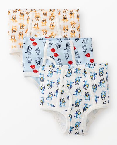 3-Pack Bluey Organic Cotton Classic Briefs in bluey unders pack - main