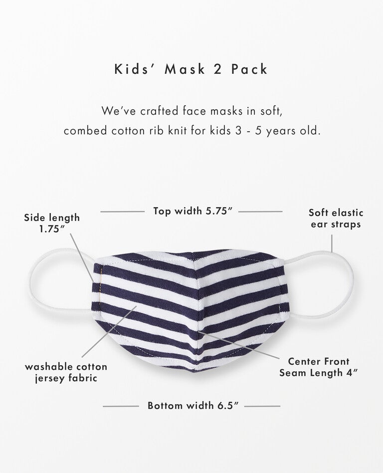 Little Kid Face Mask 2Pack Hanna Andersson