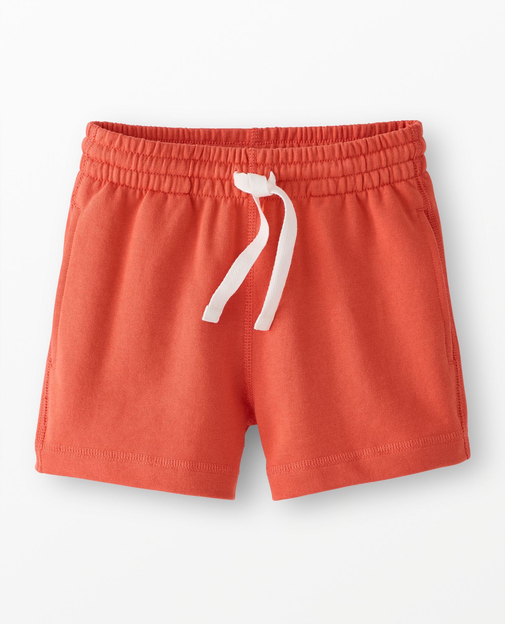 French Terry Midi Shorts in Sun Fire - main